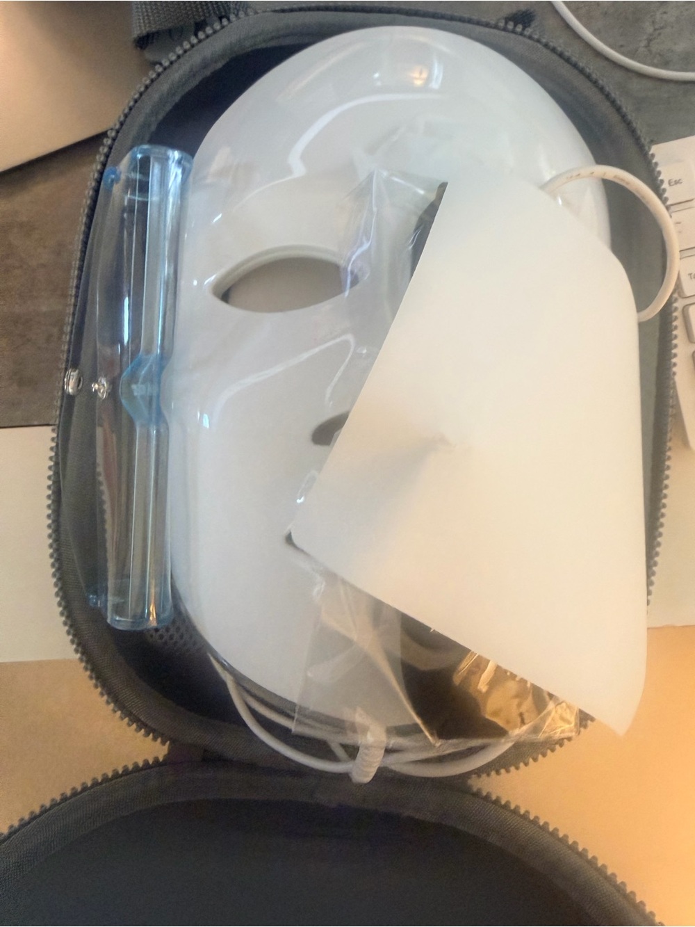 LED Beauty Face Mask - White